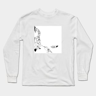 Monochrome Dreamcatcher Long Sleeve T-Shirt